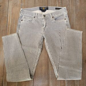 Lucky Brand jeans | Charlie Skinny | Railroad stripe | NWOT